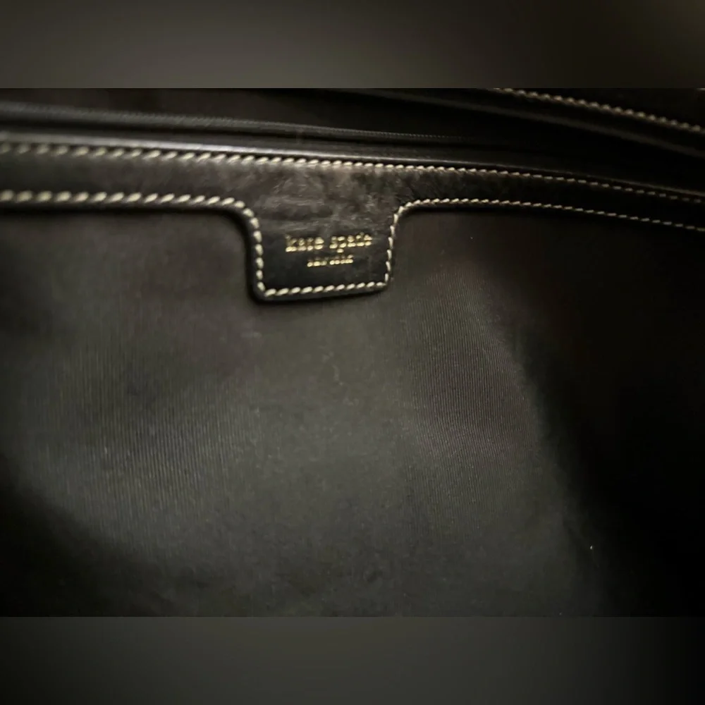 Kate‎ Spade Stylish Black and Cream Large Tote Bag
